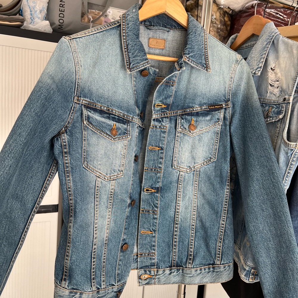 Men’s Nudie Jean Jacket barely worn.